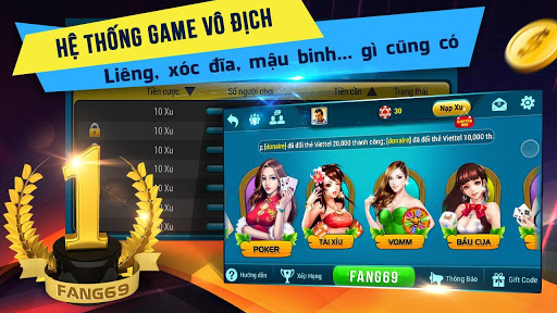 Fang69 là một cổng game bài đổi thưởng kịch tính nhất cho người mới chơi