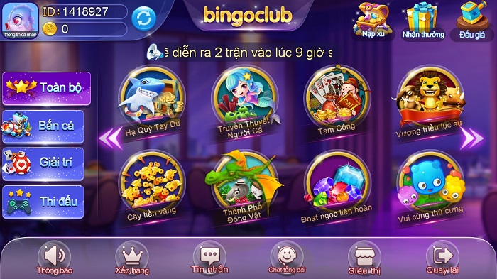 BinGo Club – Cổng game bắn cá đổi thưởng thượng lưu