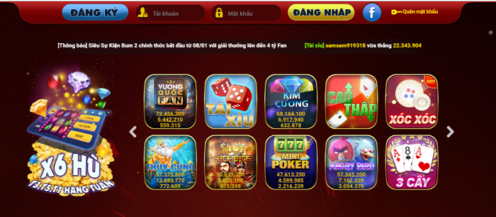 Review chi tiết FanVip club game bài đổi thưởng quốc tế 