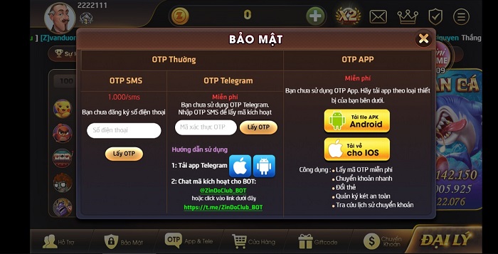 Game bài đổi thưởng zindo club giải trí nhận ngay tiền mặt