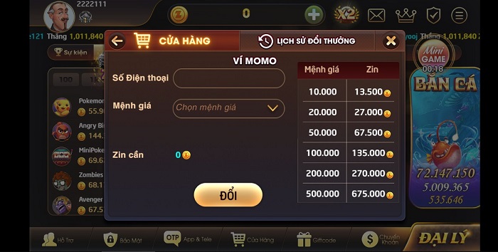 Game bài đổi thưởng zindo club giải trí nhận ngay tiền mặt