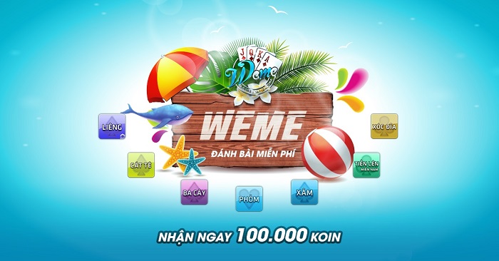 Weme Club - Sự lựa chọn web chơi bài trực tuyến tuyệt vời