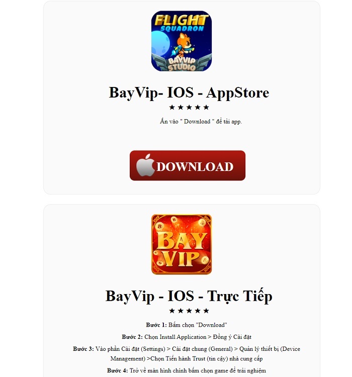 BayVip | Tải BayVip APK IOS mới nhất | Đánh giá game bài BayVip