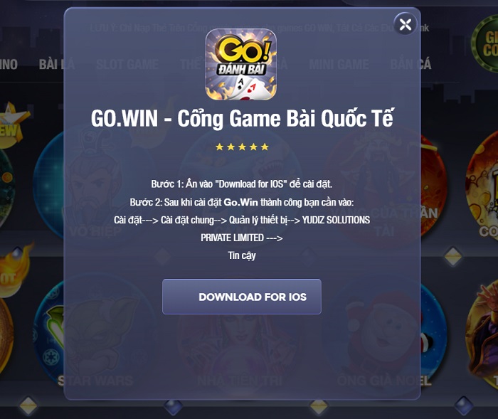 Gowin | Tải Gowin APK IOS mới nhất | Đánh giá game bài Gowin Club