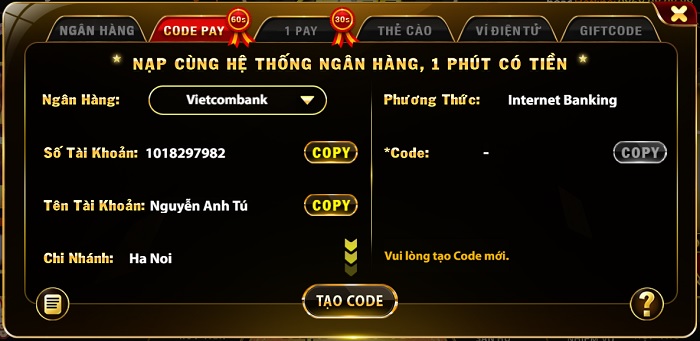 Hướng Dẫn Rút Nạp Tiền fa88 club