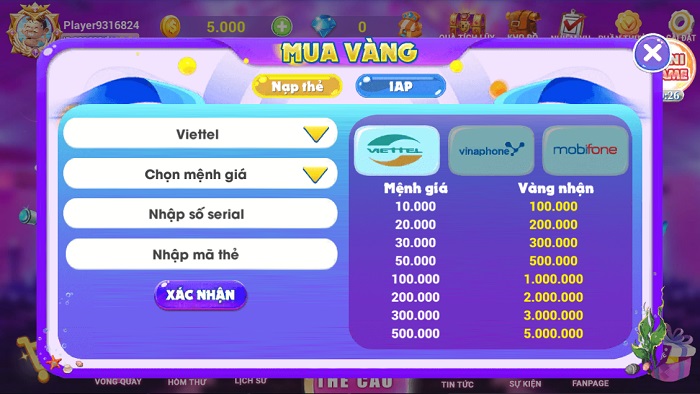 Bắn Cá Thẻ Cào | Tải Bắn Cá Thẻ Cào APK IOS mới nhất | Đánh giá game