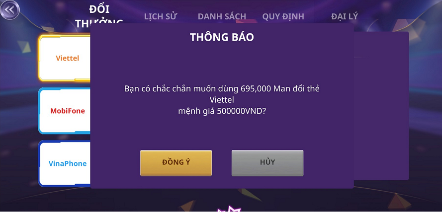 Rút thẻ cào nhà cái Man Club